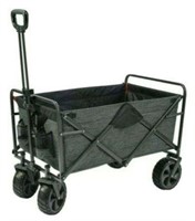 Collapsible Outdoor Folding Wagon Gray