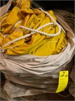 30' round yellow sumbrella