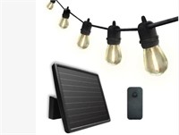 15 LED Bulbs Solar String Lights Remote Control