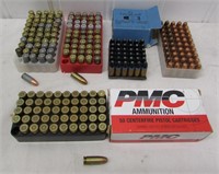 (236 Rounds) Loaded 9mm Luger plated, fmj, and