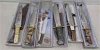 (5) Chipaway Cutlery hunting and bowie style