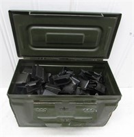 Military ammo can filled with loose M1 Garand