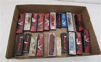 (20) Folding knives by mostly Frost Cutlery, does