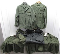 Grouping of US Army and Marines field jackets,