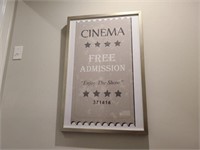 FRAMED CINEMA PRINT