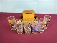 1977 McDonaldland Gift-Pack with 6 glasses incl