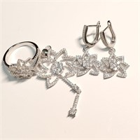 $240 Silver CZ Set