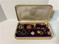 Jewelry Case w/Vintage Jewelry
