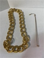 Necklace & Gold Tone Belt