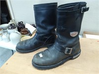 Red Wing shoes size 9.5 motorcycle boots
