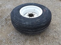 Like new Carlisle 12.5L - 15SL tire & 6 bolt rim
