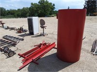 250 Gallon fuel barrel on stand