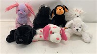 7 Webkinz Ganz Stuffed Animals