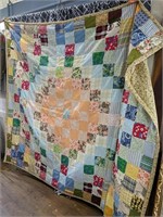 Vintage Large Extra Thick Handmade Quilt
76"x72"