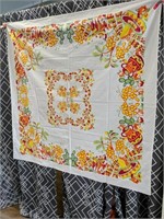 50"x50" Vintage Fiesta Cotton Tablecloth
Bright