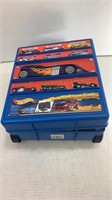 Hot Wheels Toy Cars W/ Rolling Case