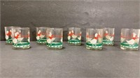 8 Votive Candle Holders Holiday Ducks