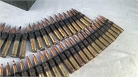 (82) Belted assorted 50 BMG Ammo