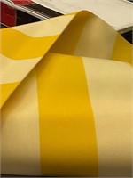 20'X30' yellow/white sunbrella