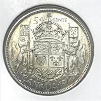 1942 50c Silver Canada
