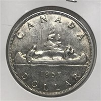 1957 FWL Silver Dollar