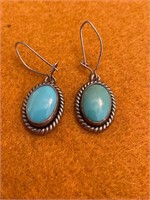 925 Turquoise Earrings