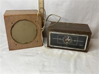 Vintage Intermatic Clock & Speaker