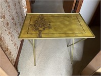 Vintage Folding Table Tray