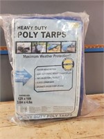 2 Heavy Duty Poly Tarps - New
