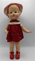 1930s Arranbee "Kewty" Doll, Original Dress & Hat