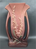 Vintage Roseville Foxglove Handled Vase
