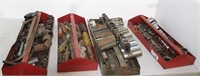3 TOOL BOX INSERTS W/ CONTENTS