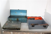 3 TOOL BOXES W ASSORTED TOOLS