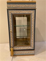 A Marble-top Display Cabinet