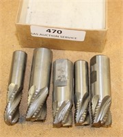 5 Pcs End Mill Bits