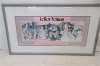 Leroy Neiman framed print 50x28