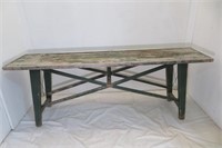 Very cool primitive table/bench 66x15.5x24"H