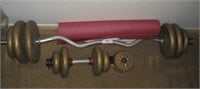 Hand Weights-Lifting Bar-Yoga Mat