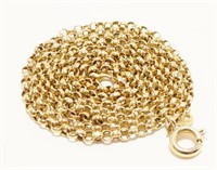 14K Y Gold Link Necklace 20" 3g