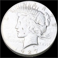 1927-S Silver Peace Dollar LIGHTLY CIRCULATED