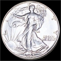 1945 Walking Half Dollar CLOSELY UNCIRCULATED