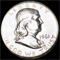 1961 Franklin Half Dollar UNCIRCULATED