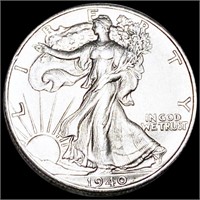 1940 Walking Half Dollar CLOSELY UNCIRCULATED