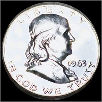 1963 Franklin Half Dollar UNCIRCULATED