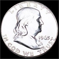 1963-D Franklin Half Dollar UNCIRCULATED