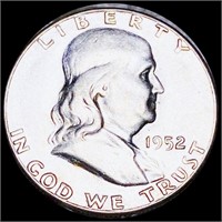 1952-S Franklin Half Dollar LIGHTLY CIRCULATED