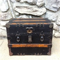 Flat Top Steamer Trunk #2