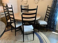 6PC TABLE & CHAIRS