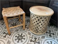 ACCENT TABLE & STOOL