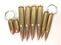 (8) Bullet Key Chains